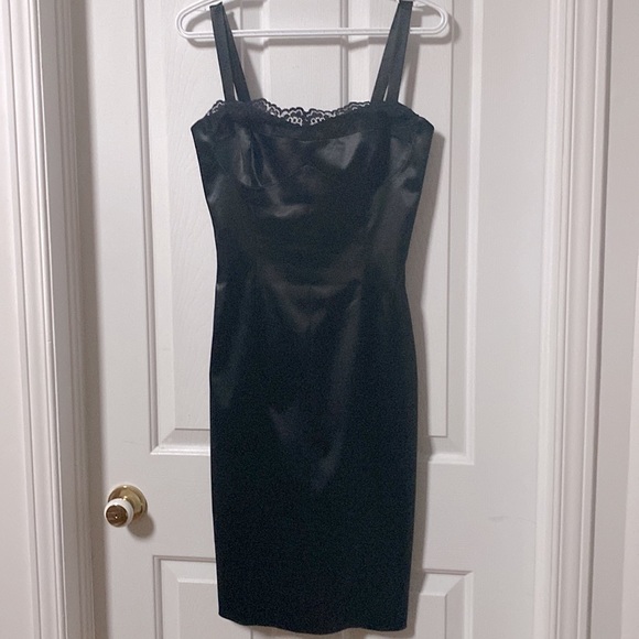 Twenty Cluny Satin Cocktail Dress - Picture 2 of 12